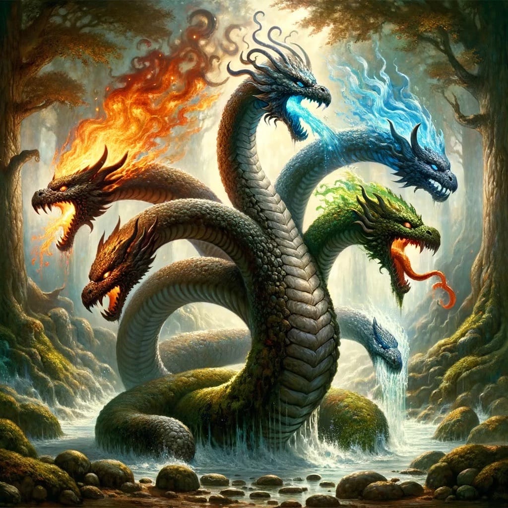 Thyrnym The Elemental Hydra